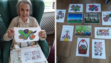 Easter fun has arrived early at Chippenham care home